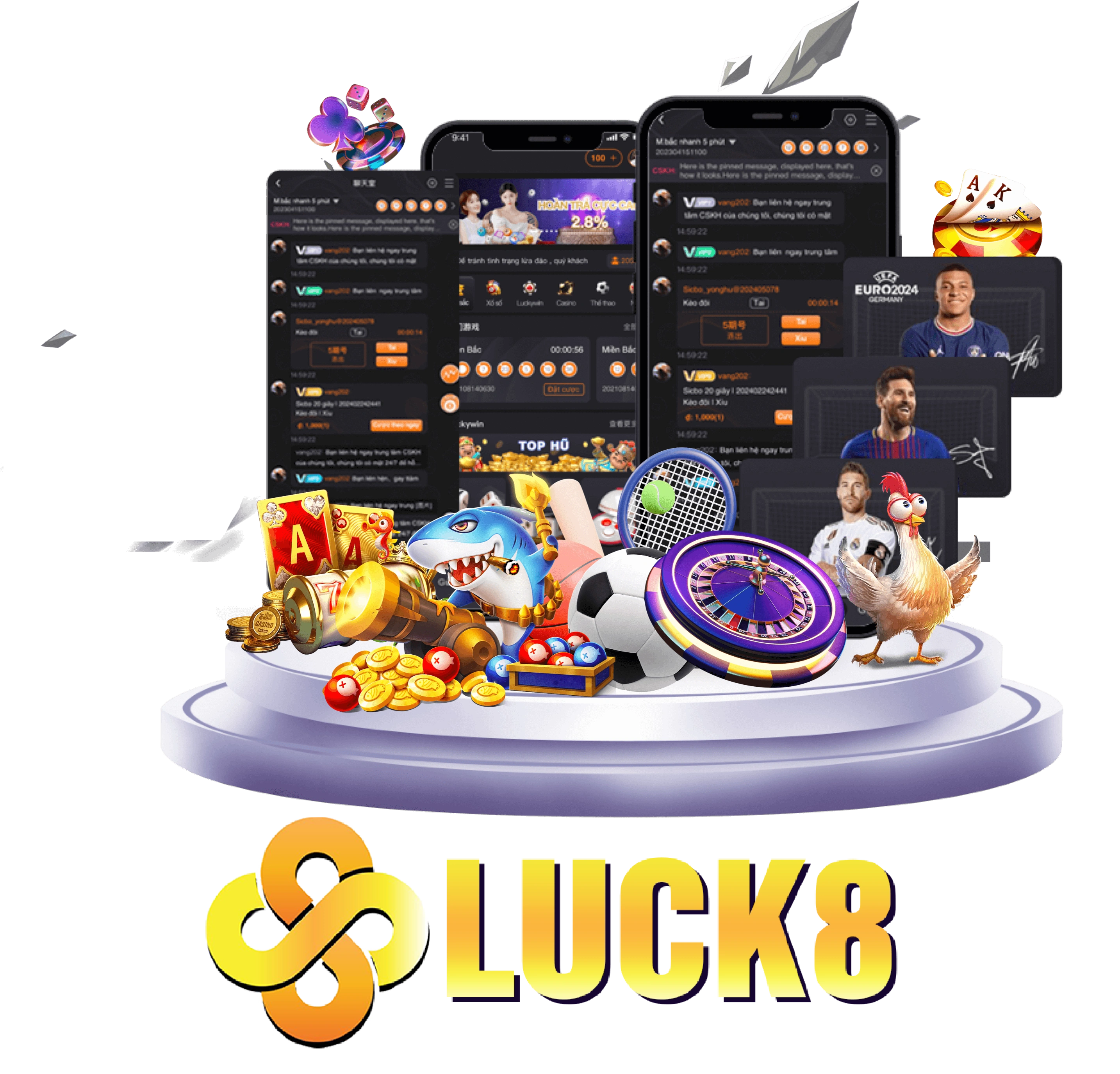 Ứng dụng di động Luck8